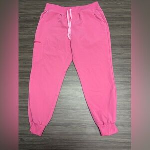 Figs Vibrant Pink Joggers
